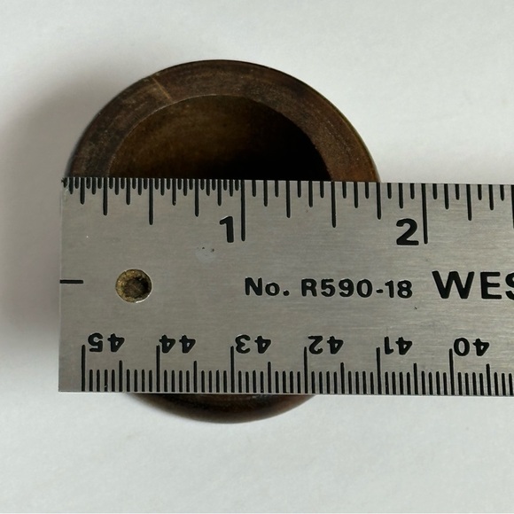 Wooden Napkin Rings Vintage Set of 4 - Picture 2 of 6